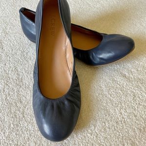 NWT J.Crew Anya Leather Ballet Flat